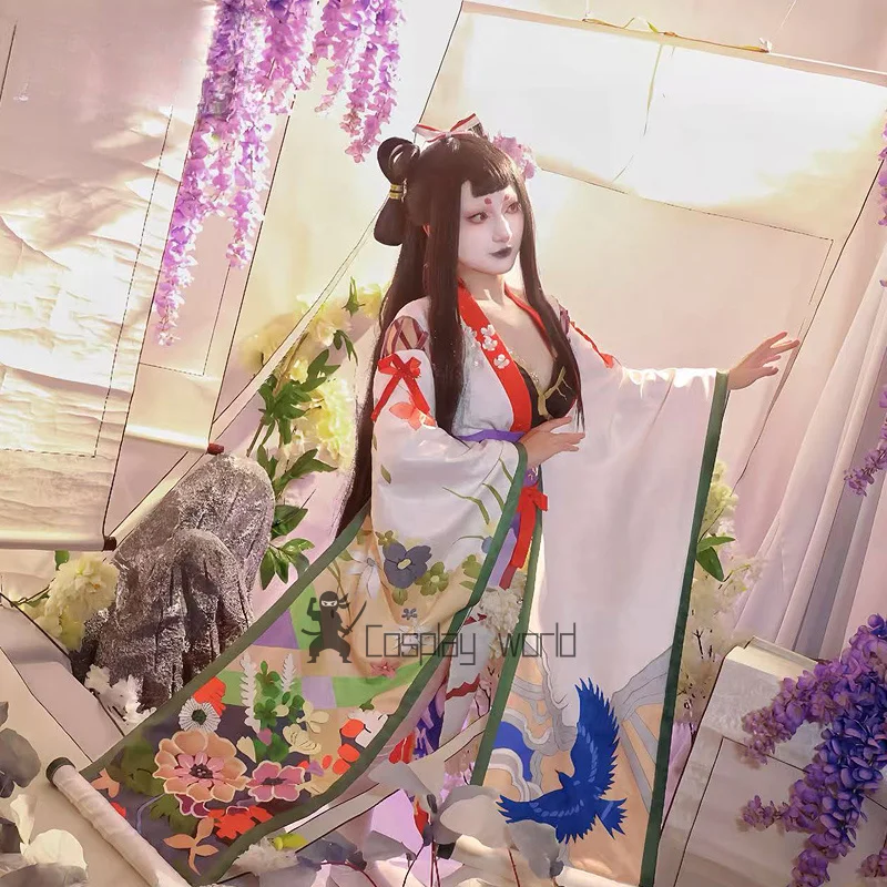 Onmyoji Kachou Fuugetsu أزياء تنكرية توقظ موحدة أنيمي لعب الأدوار عطلة لعبة حفلة أزياء الهالوين للنساء