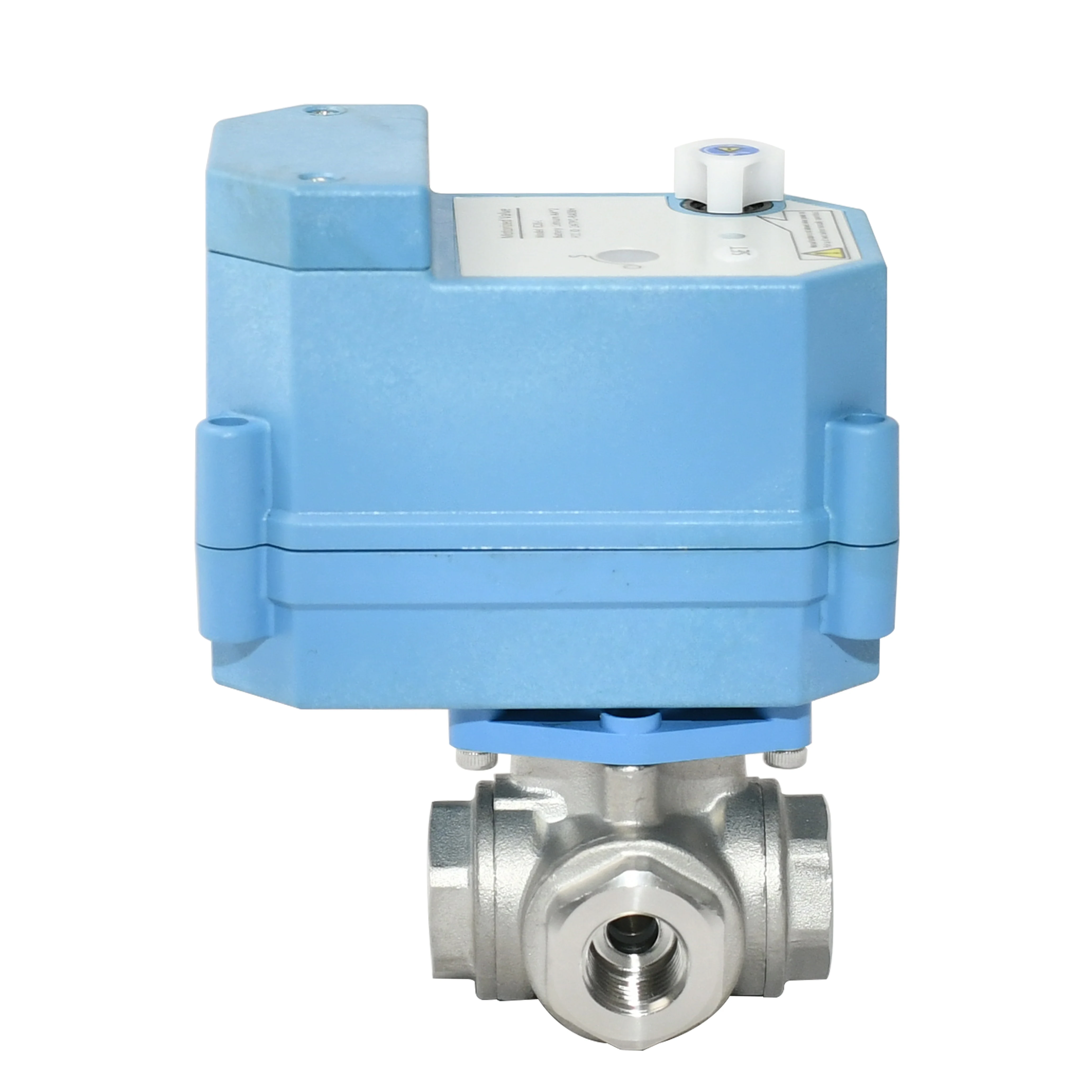 

IP67 LoRaWAN Wireless Battery Electric Actuator 3 Way L SS304 Ball Valve Class a DN15 DN20 DN25 Water Shut-Off From Manufacturer
