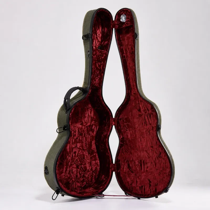 Wholesale High Quality Hard Shell Acoustic Guitar Case 39 Inch Classical 41 Inch Folk Universal Anti Collision Compression