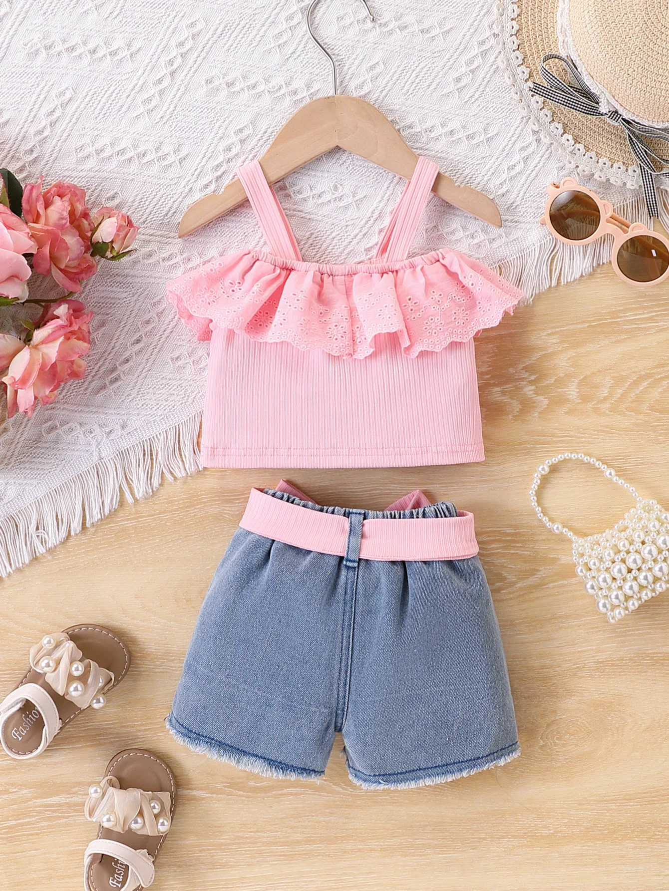 Baby Girl Summer Two-Piece Set - огляд і ціна Baby Clothing Clearance