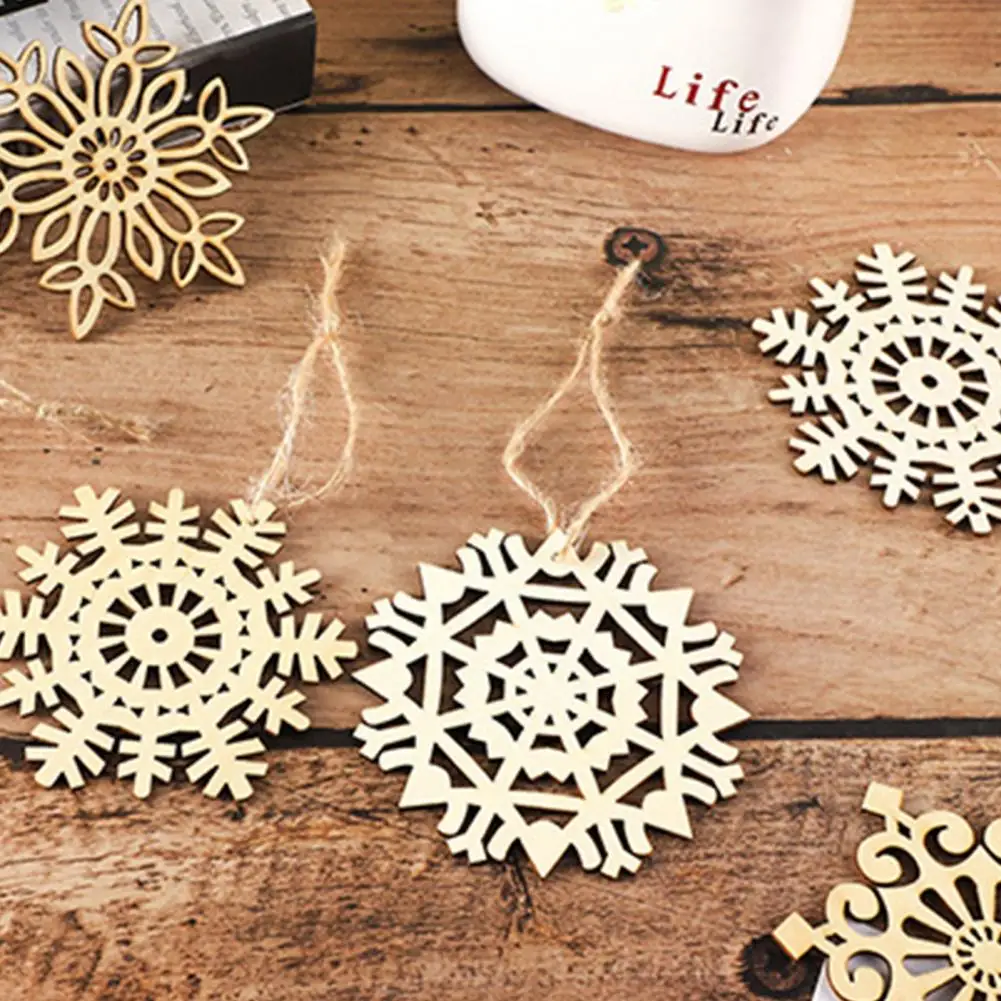 

Christmas Pendant Christmas Tree Ornament Christmas Snowflake Pendants 27-piece Set of Elegant Hollow-out Design for Xmas