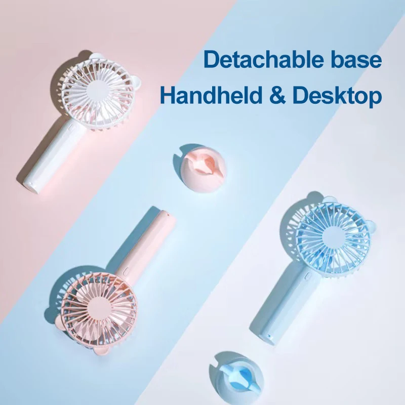Portable Cooling Rechargeable Electric USB Mini Handheld Table Fan Wholesale Price for Office And Home Use