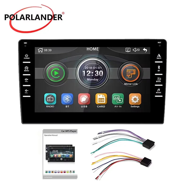 Car Radio 1 Din 8 I… - image