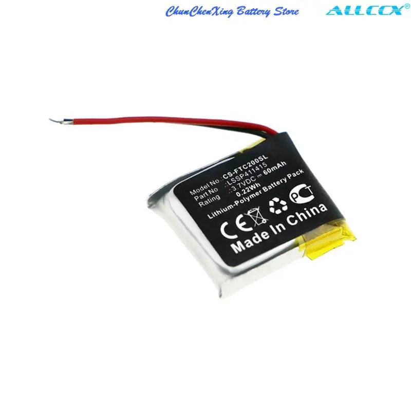 キャメロンシノ60 2600mahスマートウォッチバッテリーLSSP411415 fitbit充電2