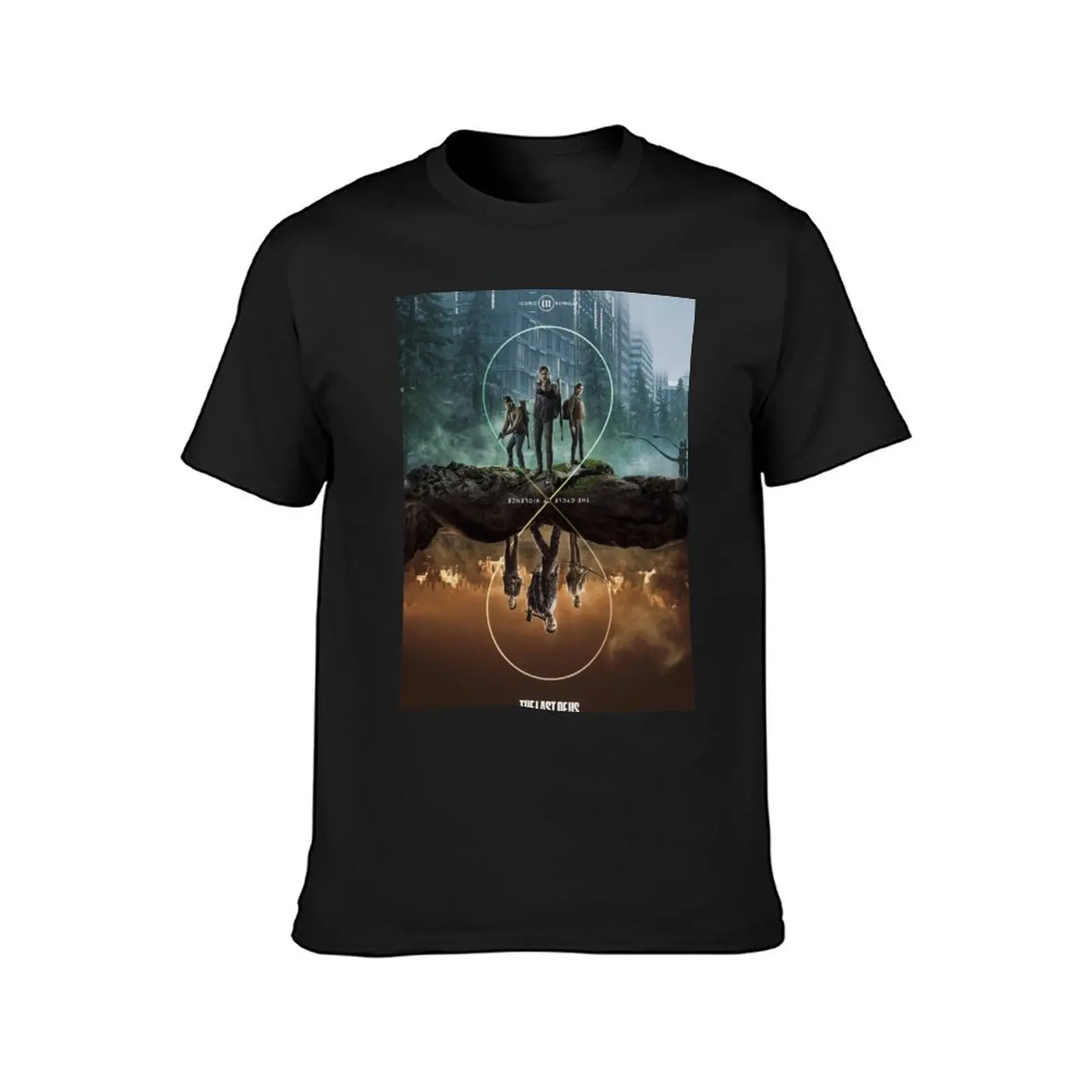 nice art of the last of us part 1 2 remake best game 2023 T-Shirt Aesthetic clothing customs t shirt men