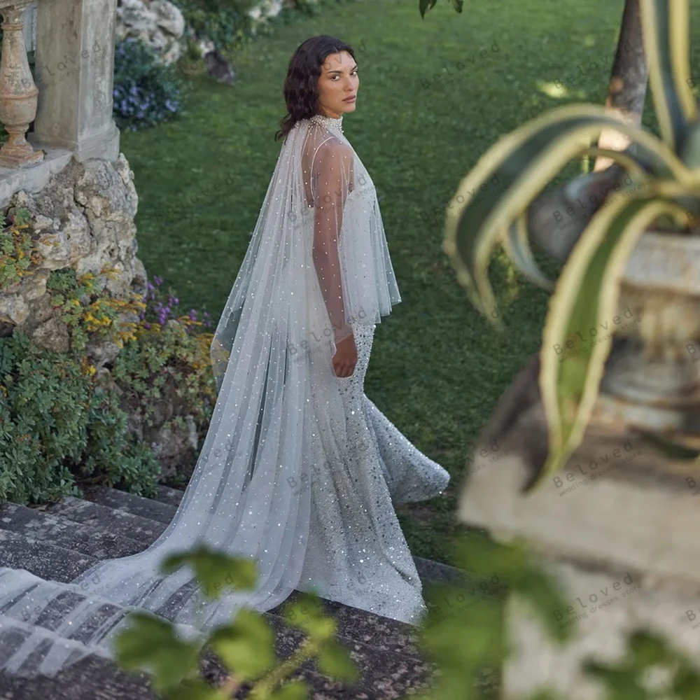 Wunderschöne Damen-Hochzeitskleider Glamouröse Brautkleider mit Spitzenapplikationen Sexy Hochgeschlitzte Roben Vestidos De Novia Maßanfertigung 2026