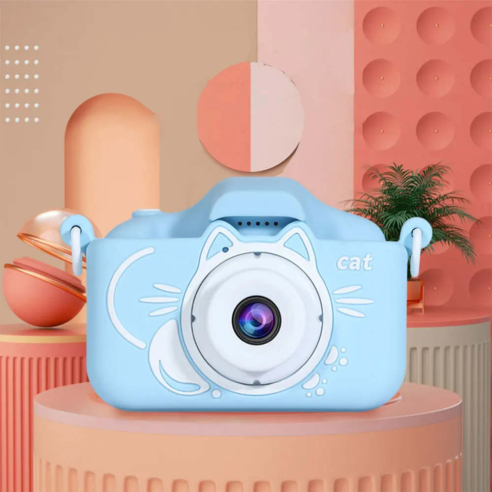 Mini Camera Cute Cartoon Children’s Camera Fun HD Kids Digital Photo Camera Children‘s Instant Printing Camera Birthday Gifts