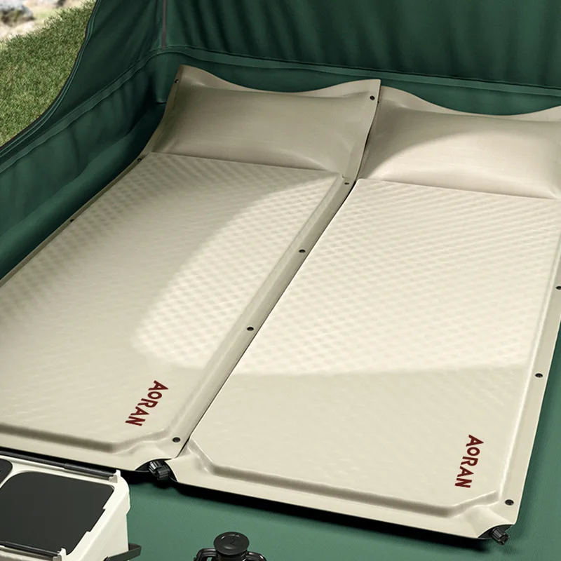 Self-inflating mattress sleeping pad, camping moisture-proof pad, outdoor camping air mattress, tent floor mat