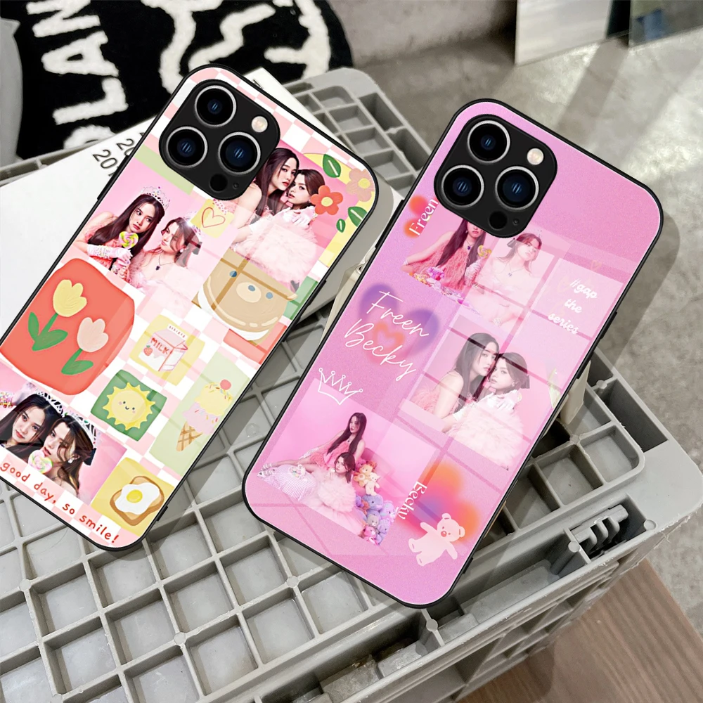 For Iphone 14 Pink Theory Freen Becky Glass Phone Case 14 13 11 12 Pro 8 7 Plus X 13 Pro MAX XR XS MINI Black Covers