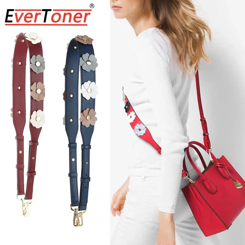 

EverToner DIY съемный кожаный ремень для сумки, регулируемая сумка через плечо, ремни, женские сменные аксессуары для плечевого ремня
