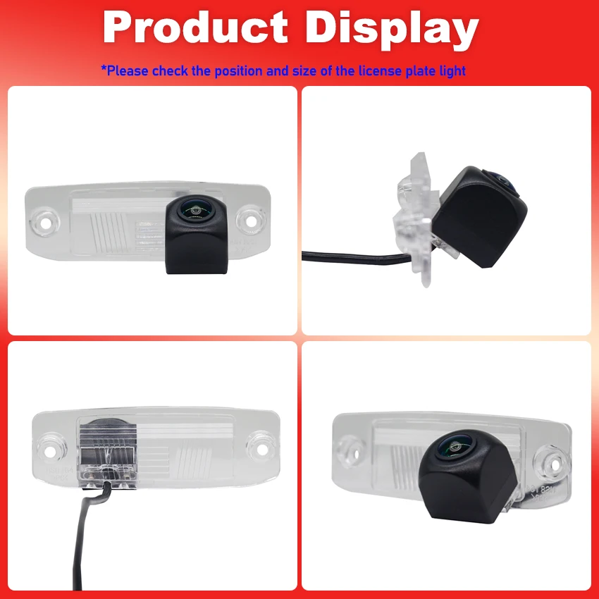 Rear Camera For Hyundai Accent MC 2005 2006 2007 2008 2009 2010 2011 License Plate Camera Reverse Camera CCD HD Night Vision view 3
