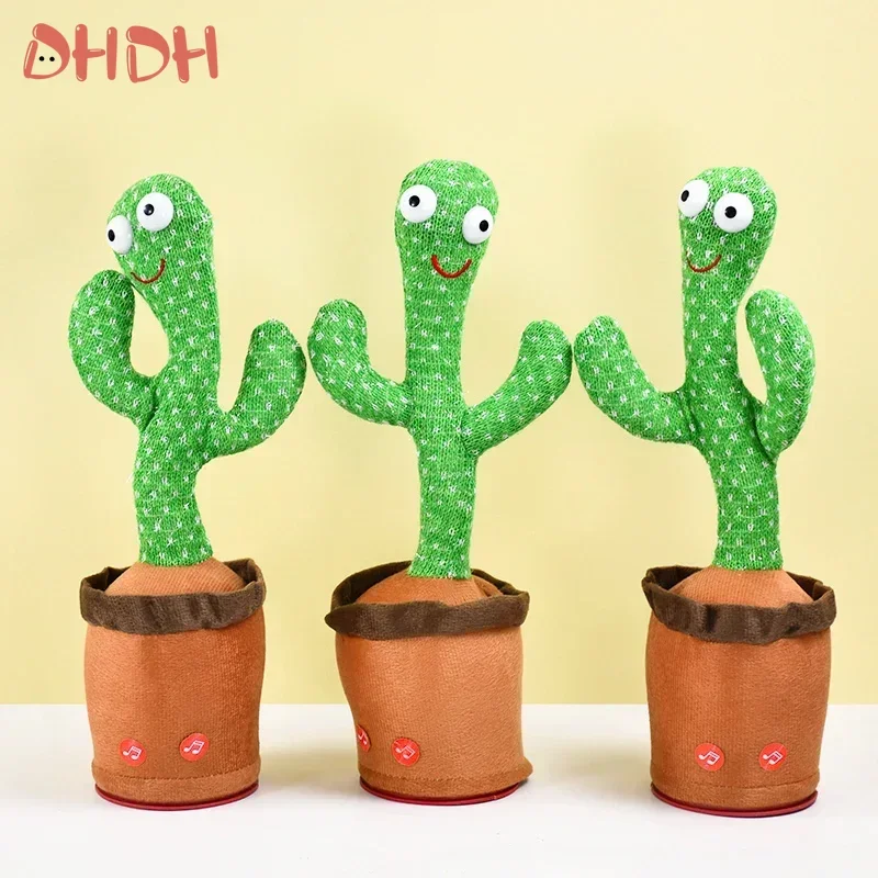 Kids Toys A Talking Cactus Toy That Can Be Charged Recorded And Repeated Interactive Talking Sunny Cactus Electronic Plush Toy