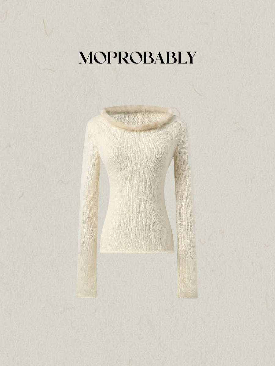 

Модный женский вязаный свитер с длинным рукавом, облегающий, с круглым вырезом, стандартного кроя, зимний топ