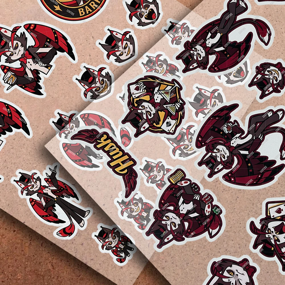 Universal Anime Reflective Stickers Safety Decals for Helmets Bikes Luggage More for  H-Husk