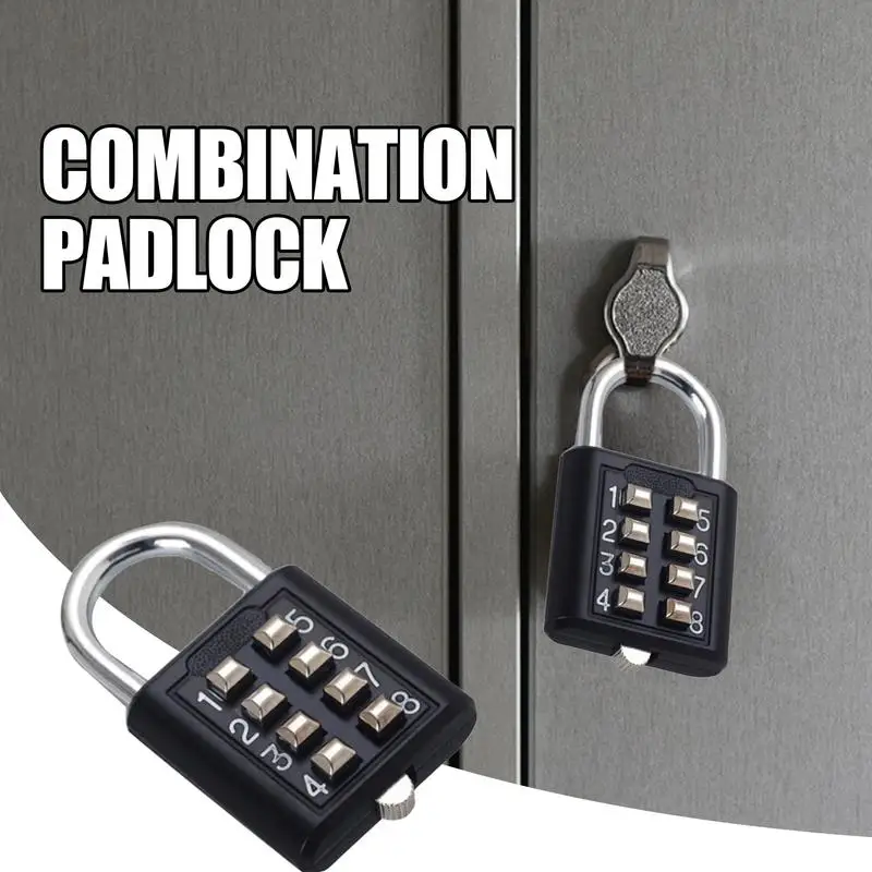 Imagem -05 - Combinação de Segurança Cadeado com Código Digital Escola Locker Lock For Toolbox Sports Locker Fence Lock Dígitos 10 Dígitos