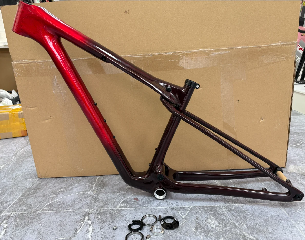 New carbon Soft Tail Frame XC off-road Mountain Frame 29er UDH Boost 148mm 29er*S/M/L Disc Brake MTB Carbon Bicycle frame