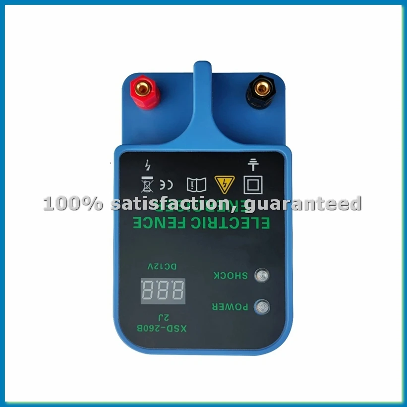 

10km Farm Electric Poultry Equipments Portable Power Solar Panel Electric Fence Metal Garden Fence Accessories EU Plug-AC17