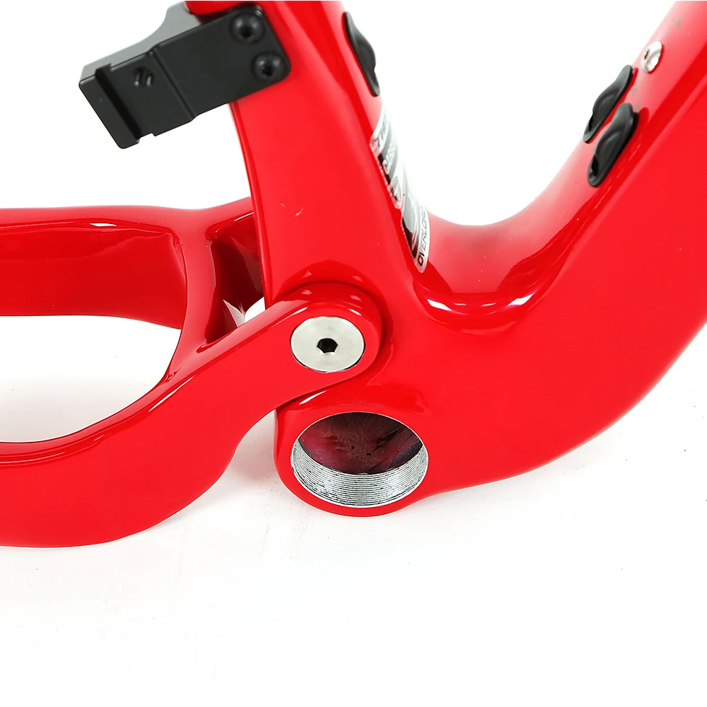 TWITTER-Full Suspension Carbon Fiber Mountain Bike Frame Barrel Pumping, Hydraulic Disc Brake, AM Class, 27.5 \