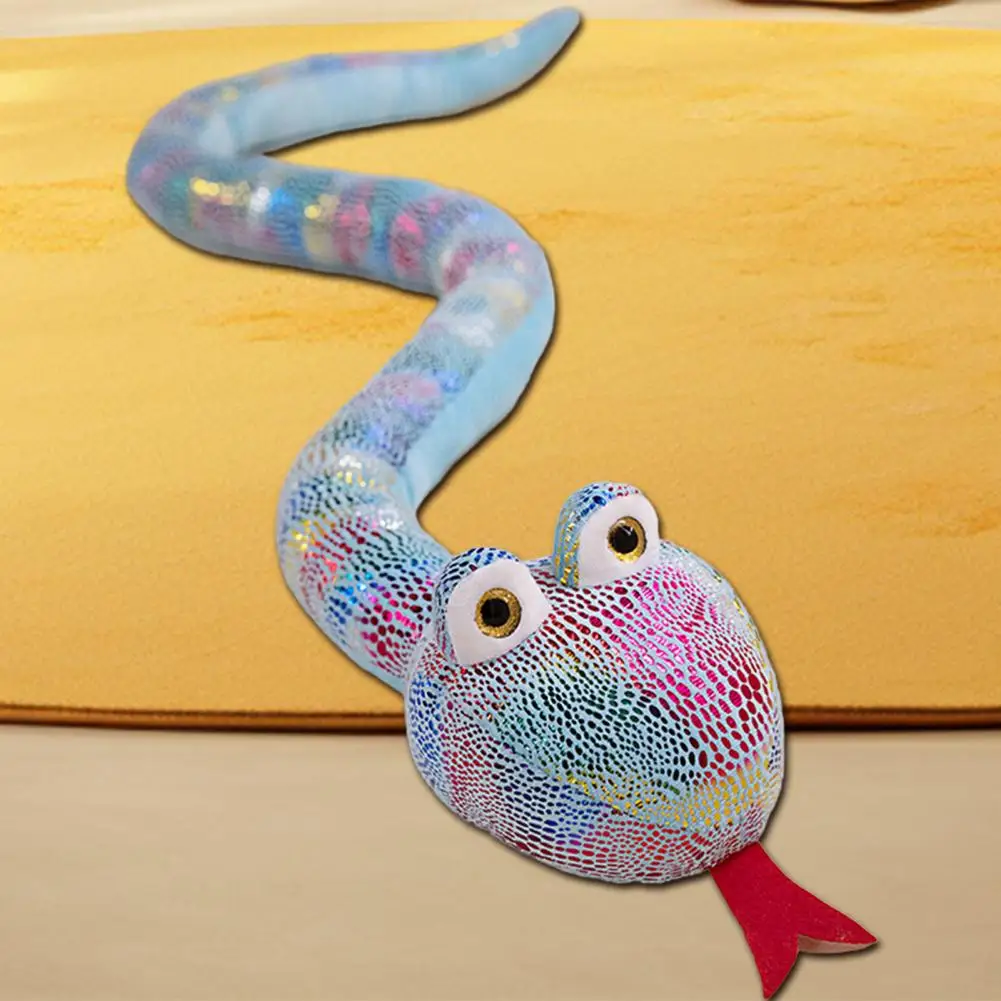 Snake Plushie for Home Decor Colorful Snake Plush Toy Stuffed Spoof Soft Plushie Home Decor Gift for Kids 120/160cm Simulated