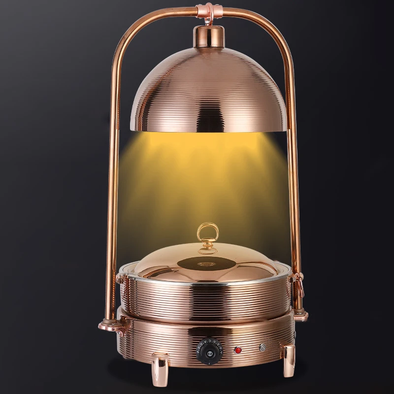 

Набор для подогрева пищи Five Star Hotel Luxury Gold, 9 л, из нержавеющей стали Airuisi, подвесной, для кейтеринга, мероприятий и ресторанов