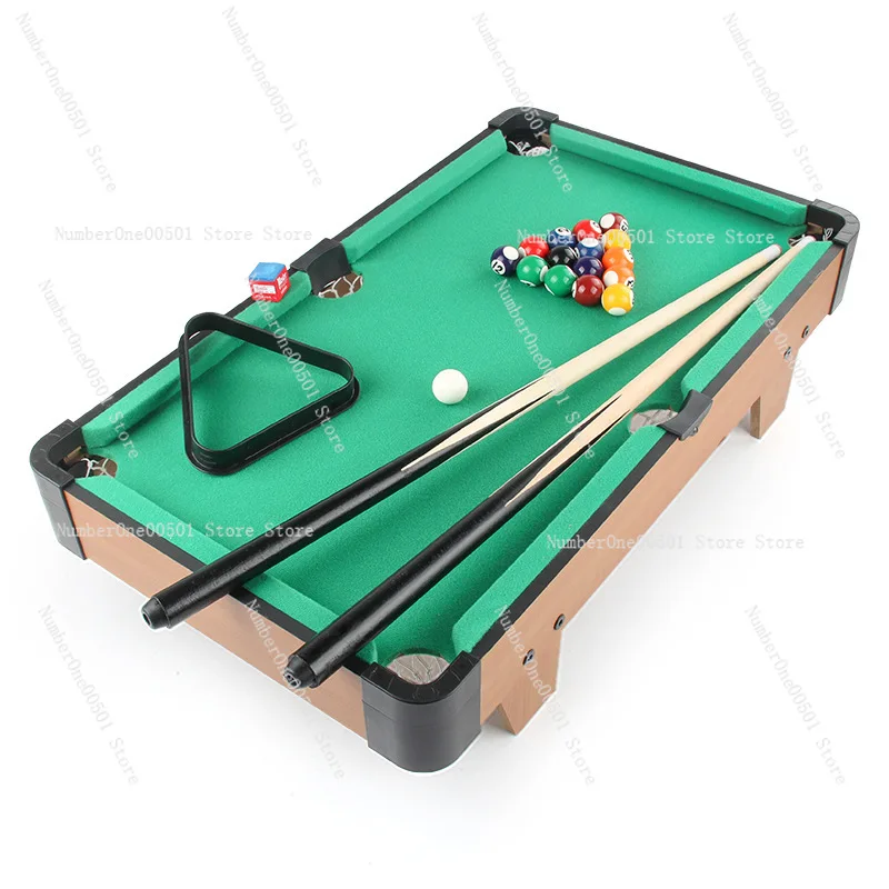 Thickened wooden children's billiard table home mini billiard table tennis parent-child interactive entertainment toy