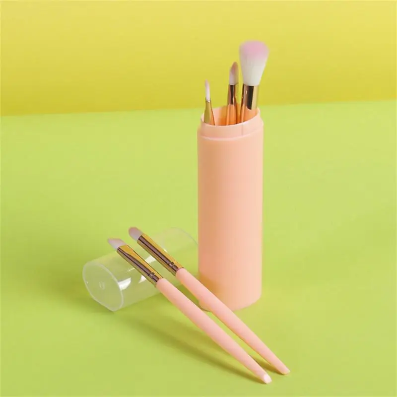 1/2PCS Eye Shadow Brush Easy To Apply Makeup Eyeliner Portable Blush 5 Sticks Makeup Brushes And Tools Bucket Makeup Brushes