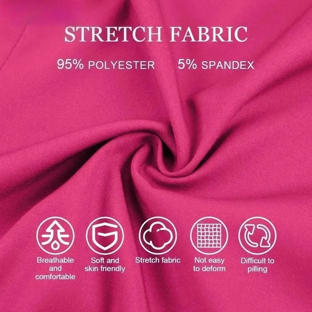 Offre spéciale hauts pantalons droits clinique pour animaux de compagnie blouses d'allaitement ensembles d'uniformes femmes 14 couleurs extensible uniforme médical ensemble de gommages d'été