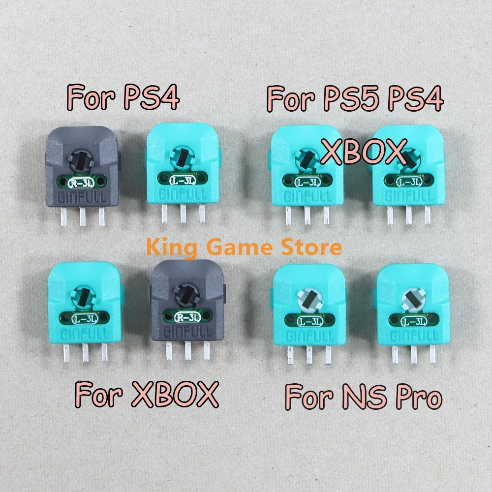 

20Pair Hall Analog Joystick Potentiometer Sensor Module Axis Resistor For PS4 PS5 XBOX ONE Switch Pro Hall Effect Replacement