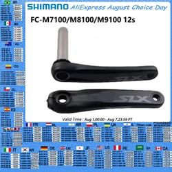 SHIMANO SLX M7100 XT M8100 M9100 M6100 12s MTB Crankarm Mountain Bike Bicycle1x12Speed 165mm170mm175mm MT801 Bottom Bracket