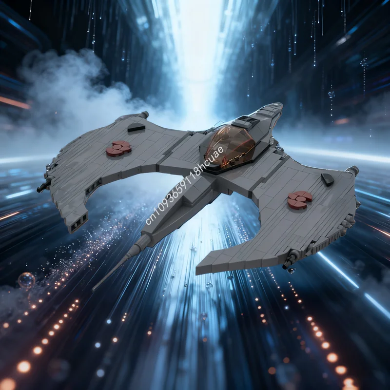 

334 шт. MOC Scarran Predator, пространственная модель, строительные блоки, архитектурная игрушка, сборка, идея «сделай сам», кирпич, рождественские подарки, детский день рождения