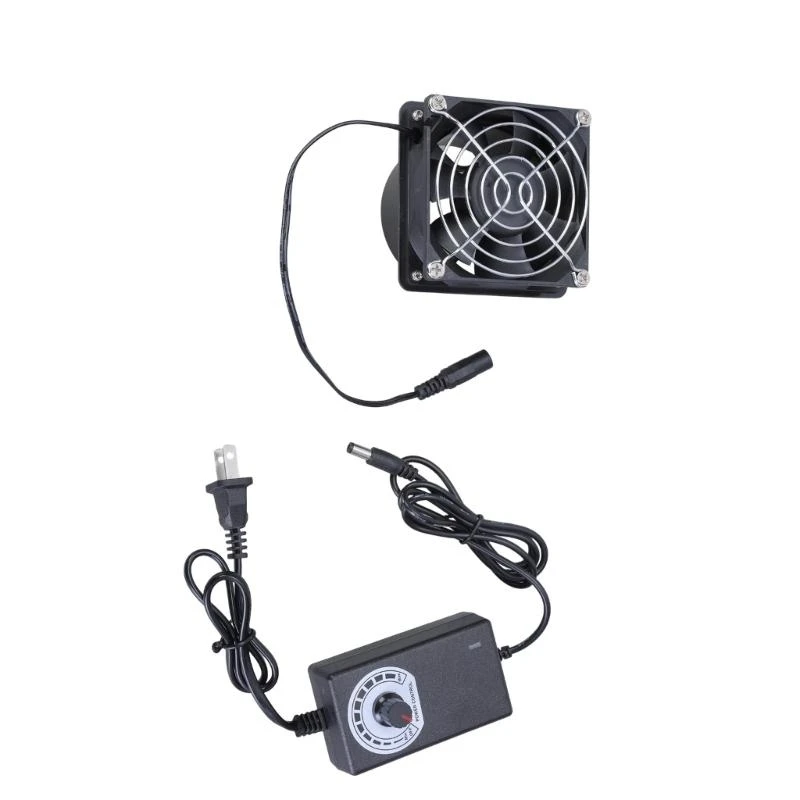 Ventilador escape 80 mm ahorro energía con rodamiento bolas dobles enchufables adecuado para ventilación aire