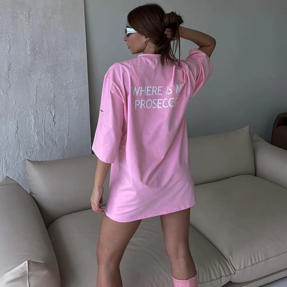 เสื้อยืดผู้หญิงแขนสั้นพิมพ์ลาย Zekye รุ่น Traffic Zara 2025