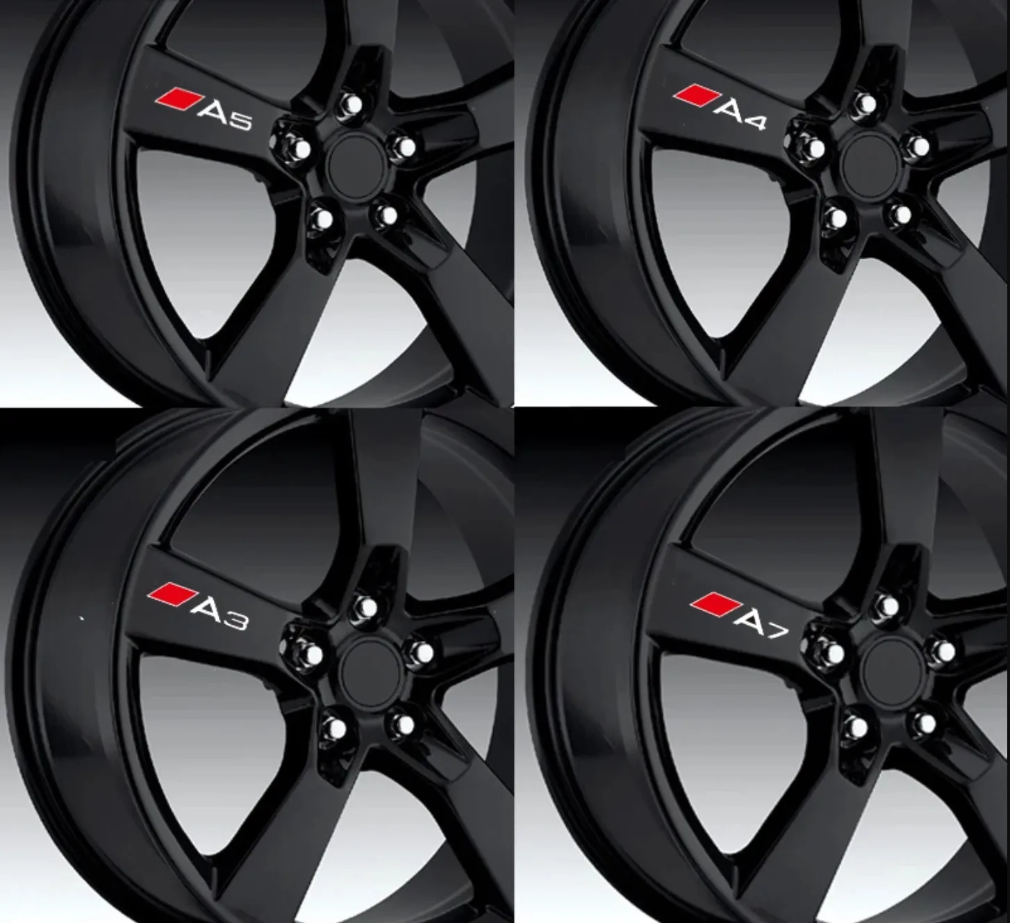 

Car Rim Wheel Sticker Decals For Audi Sline Quattro A3 A4 A5 A6 A7 A8 TT Q3 Q5 Q7 Q8 A1 B5 B6 B7 B8 B9 S1 S3 S4 S5 S6 S7 S8 TTS