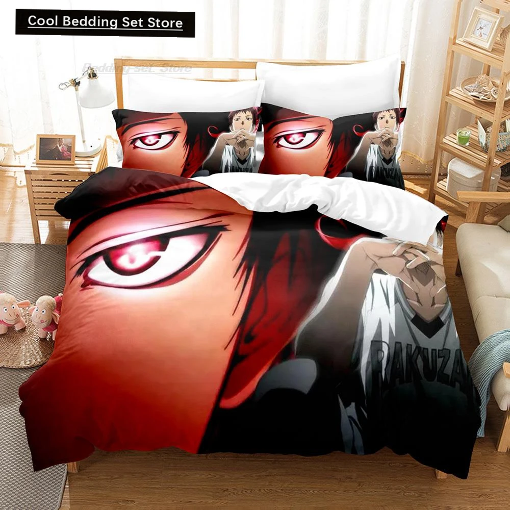 

New 3D Print Cartoon Kuroko's Basketball Bedding Set Single Twin Full Queen King Size Bed Set Adult Kid Bedroom Duvet cover Sets