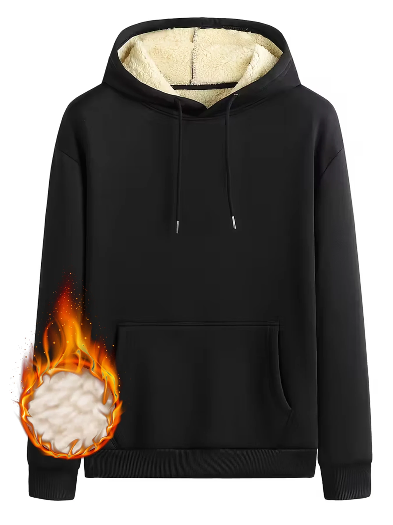 

An Autumn Women's Jacket, Casual Pullover Women's Jacket for Going Out, Loose Casual Women's Top, Polyester Fabric, Large Pockets on Both Sides, Casual Outing Jacket, Solid Color Hooded Jacket, Women's Jacket