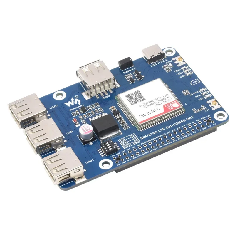 4G LTE-1 GNSS Tech HUB USB 6 000 Board HAS Starter Kit pour RPI Raspberry Pi 0 ontari2 0W 3B Plus 4B 4 5 Extension