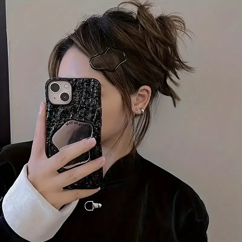 여성용 금속 구름 헤어 클립, 여아용 미끄럼 방지 멀티 컬러 소형 금속 헤어 클립, 여성용 헤어 액세서리, 5 개