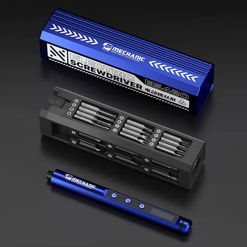 

Электрическая отвертка Mechanic ES360 ES420 с регулировкой скорости (5 режимов), LED-подсветкой, для ремонта телефонов, компьютеров и домашнего использования (электрическая/ручная)