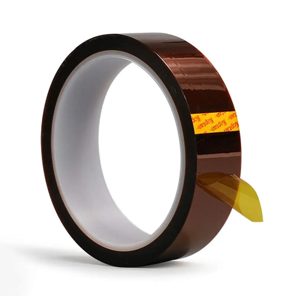 High Temperature Heat Resistant Tape Film Adhesive Tape for Heat Press, Sublimation, 3D Print Bed, Soldering