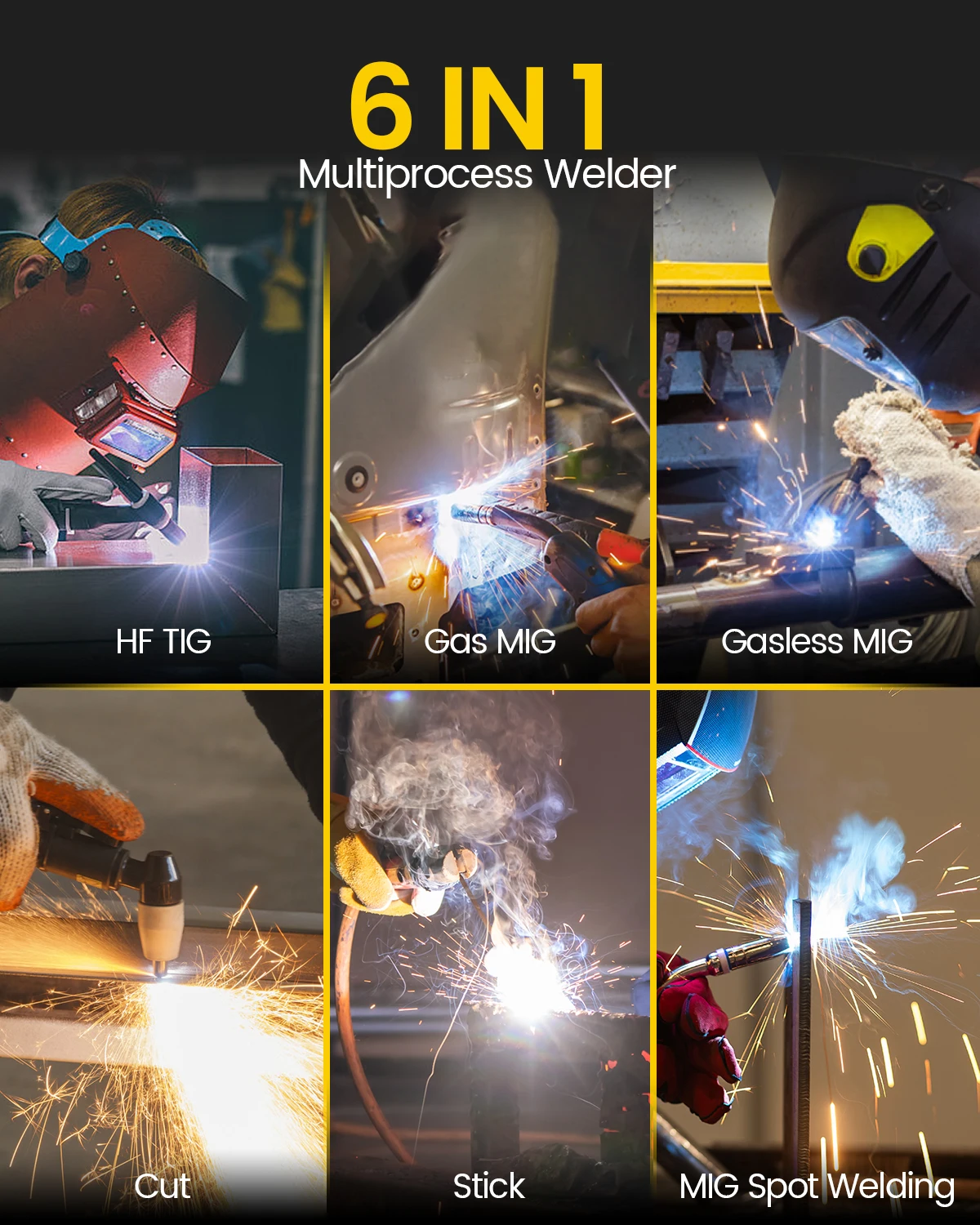 HITBOX 6IN1 HVM270 MIG TIG 용접기 - Tig Welder Machine 리뷰 및 가격