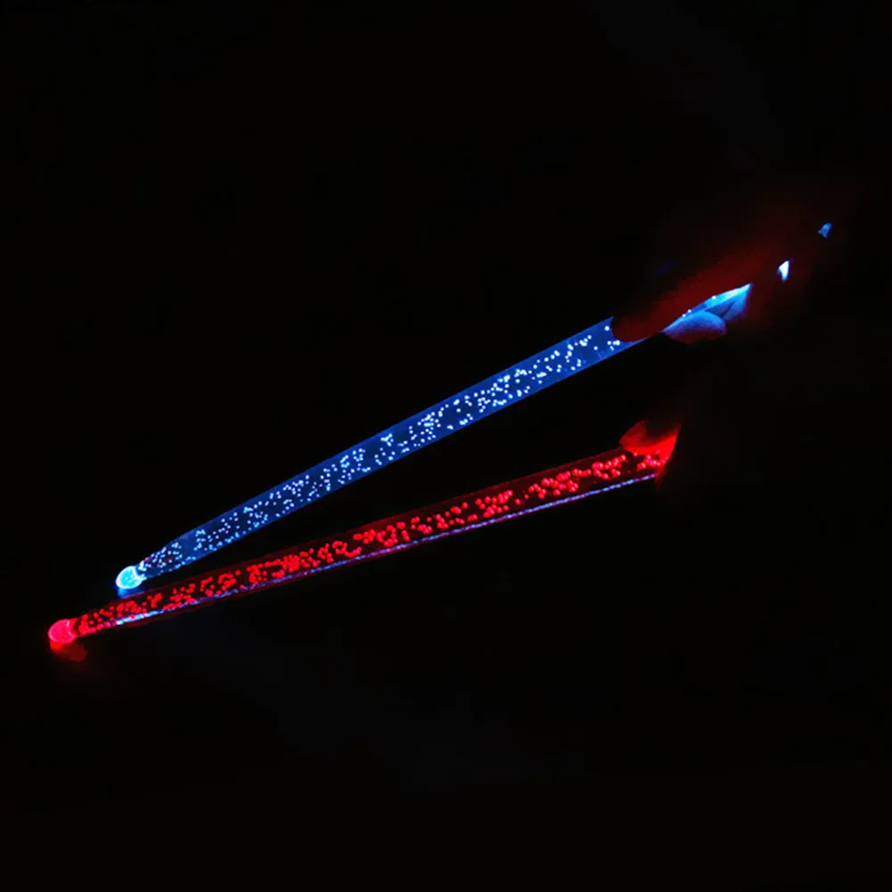 Glow in The Dark Drumstokken voor podiumoptredens Langdurige gloed Uitzonderlijke duurzaamheid Krachtig geluid Perfecte balans