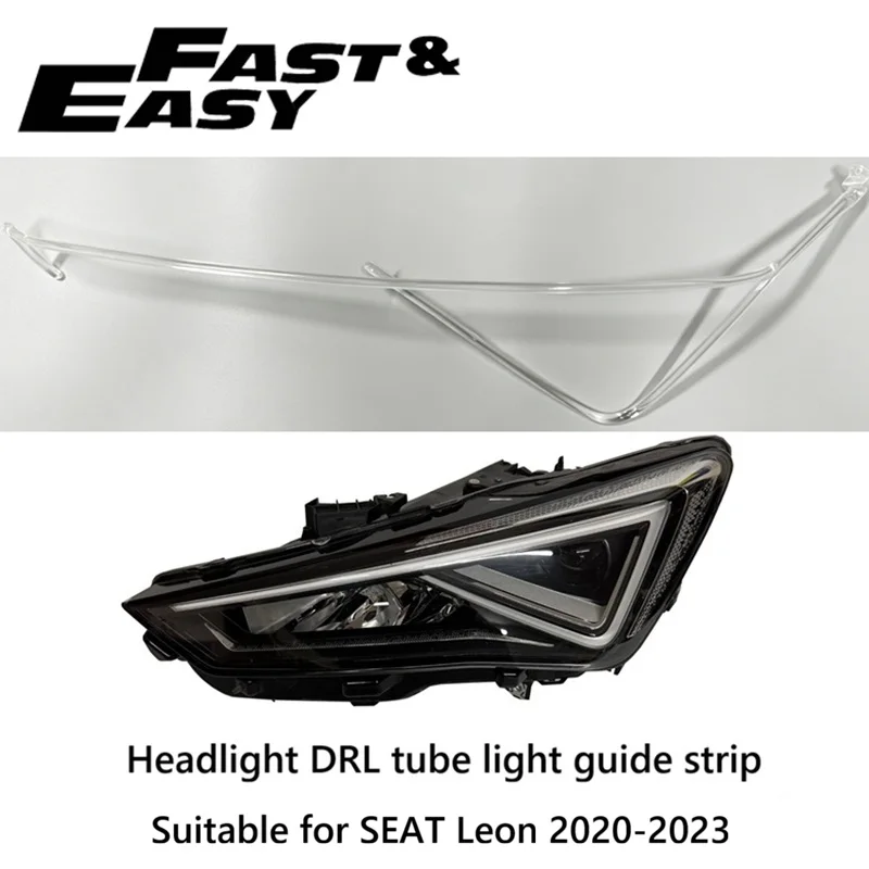 Daytime Running Tube DRL Tube Light Guide Plate Daytime Running Lights Daytime Running Strip Fit to SEAT Leon 2020-2023