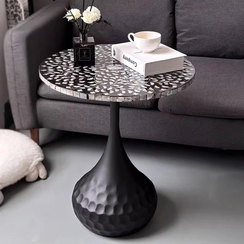 Indoor Classy Design Coffee Tables Black Unquie French Nordic Floor Side Table Nightstands Bauhaus Stolik Kawowy Furniture Home