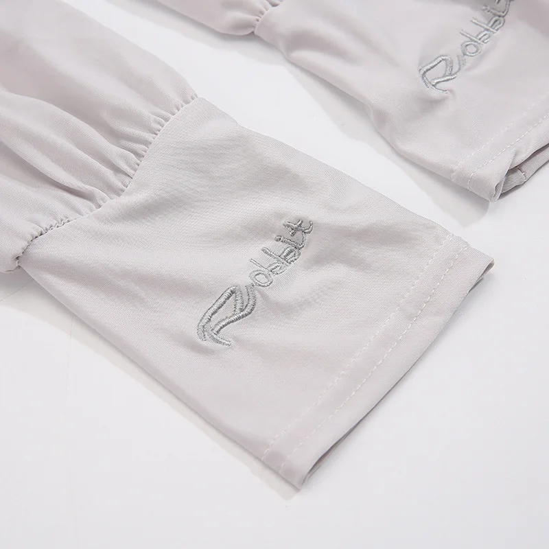 

A Solid Color Ice Silk Sleeve for Hair Replacement, Breathable for Women, Sun Shading and UV Protection for Summer