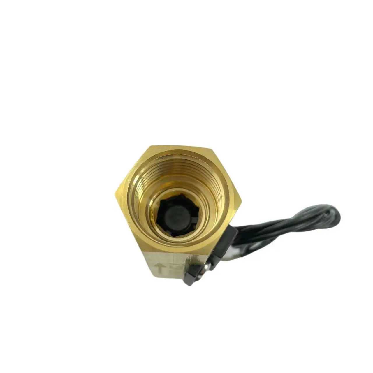 تدفق المغناطيسي التبديل G1/2 "USM-FS21TD عادة فتح الدائرة DC5-24V BSP مدخل الإناث منفذ الذكور مصنوعة من النحاس الأصفر
