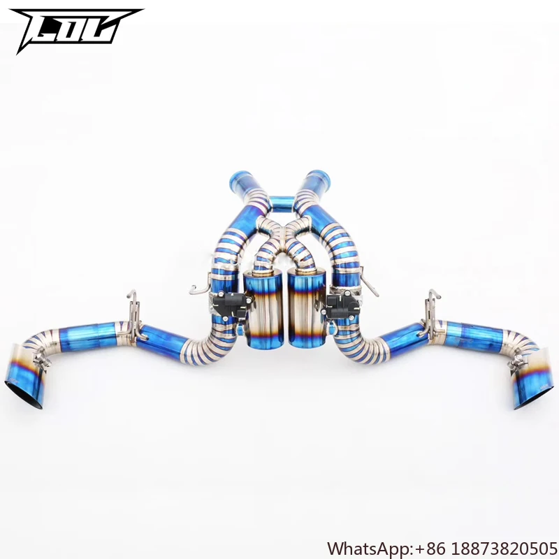 

Выхлоп Catback для Mclaren 540C 3.8 2015-выхлопная труба из титанового сплава, выхлопная труба из нержавеющей стали