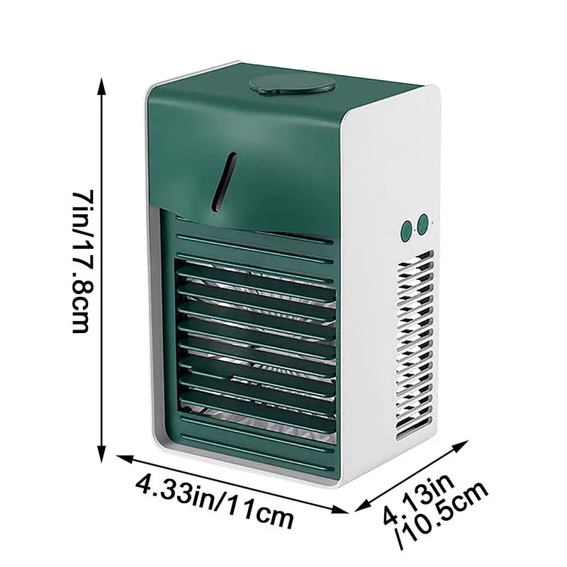 Máy lạnh di động Trang chủ Máy làm mát bằng ion âm không khí mini Làm lạnh mạnh mẽ Làm lạnh không khí điều hòa 3 tốc độ Làm mát cực nhanh