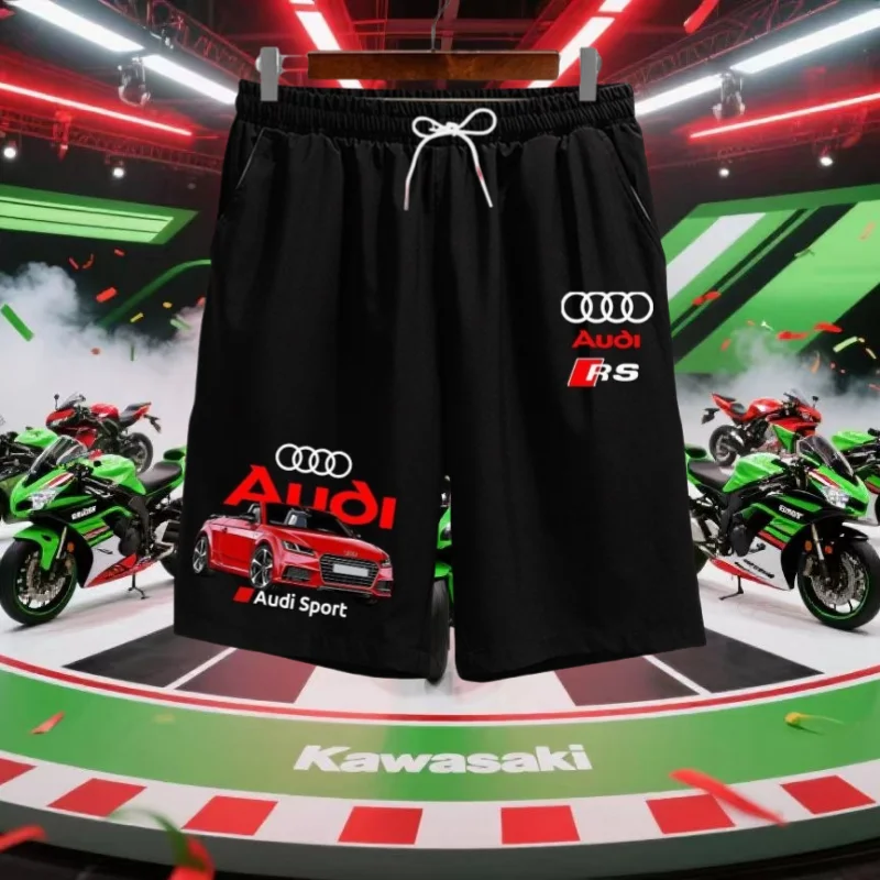 

Audi Summer Popular 3D Printed Quick Drying Breathable Motorcycle Shorts and Off-road Motorcycle Sport Thin Shorts