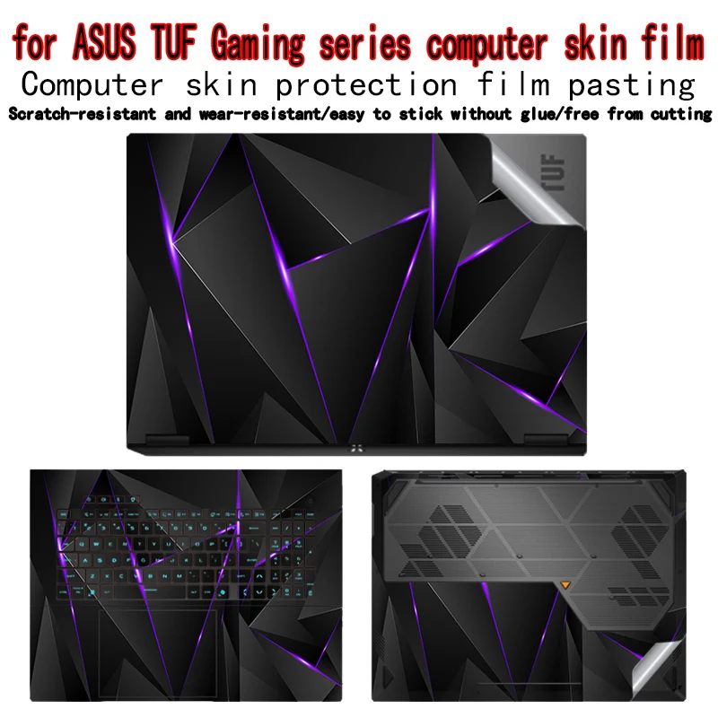 

For ASUS TUF Gaming A16/F16/A14/A15 notebook skin film FA608/FX608J shell film FA401K/FA617N vinyl sticker protective film