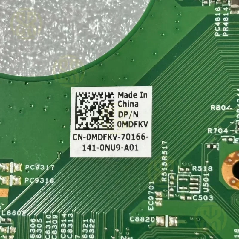 CN-0MDFKV 0MDFKV For Dell Vostro V3550 Laptop Motherboard HM65 Teat Ok